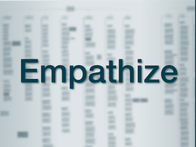 empathize with the user